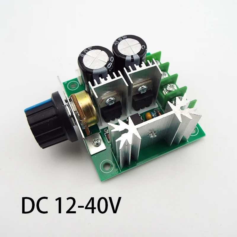 

DC 12V 24V 30V 40V 13KHZ Auto PWM DC Motor Adjuster Regulator Governor Speed Controller Switch 10A 50V 1000uF