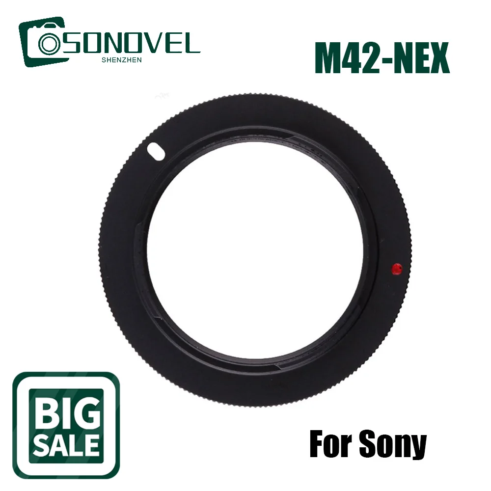 

Super Slim Lens Mount Adapter Ring M42-NEX For M42 Lens for Sony E-mount Body NEX E NEX3 NEX5 NEX6 NEX-5N NEX-7 A7 A7R DSLR