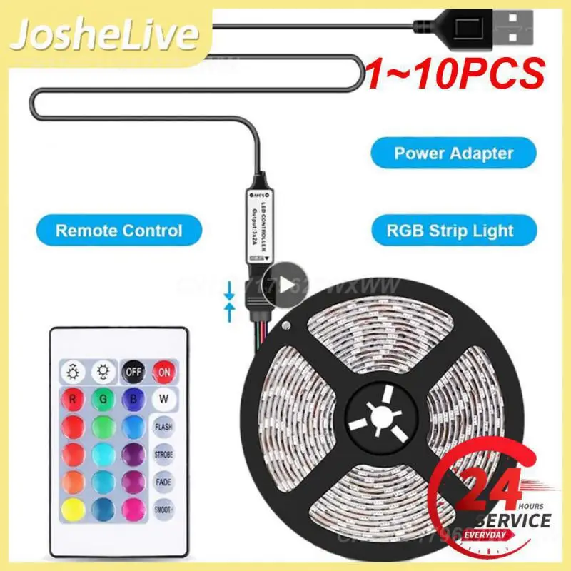 

Светодиодная лента 5050 RGB 1-30 м, 5 В, USB, 1-10 шт.