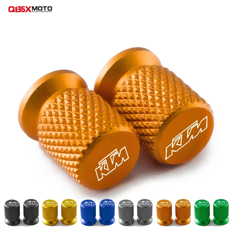 

For KTM Adventure 1050 RC390 Duke All Years Universal Motorcycle CNC Aluminum Accessories Wheel Tire Tyre Valve Stem Caps Covers