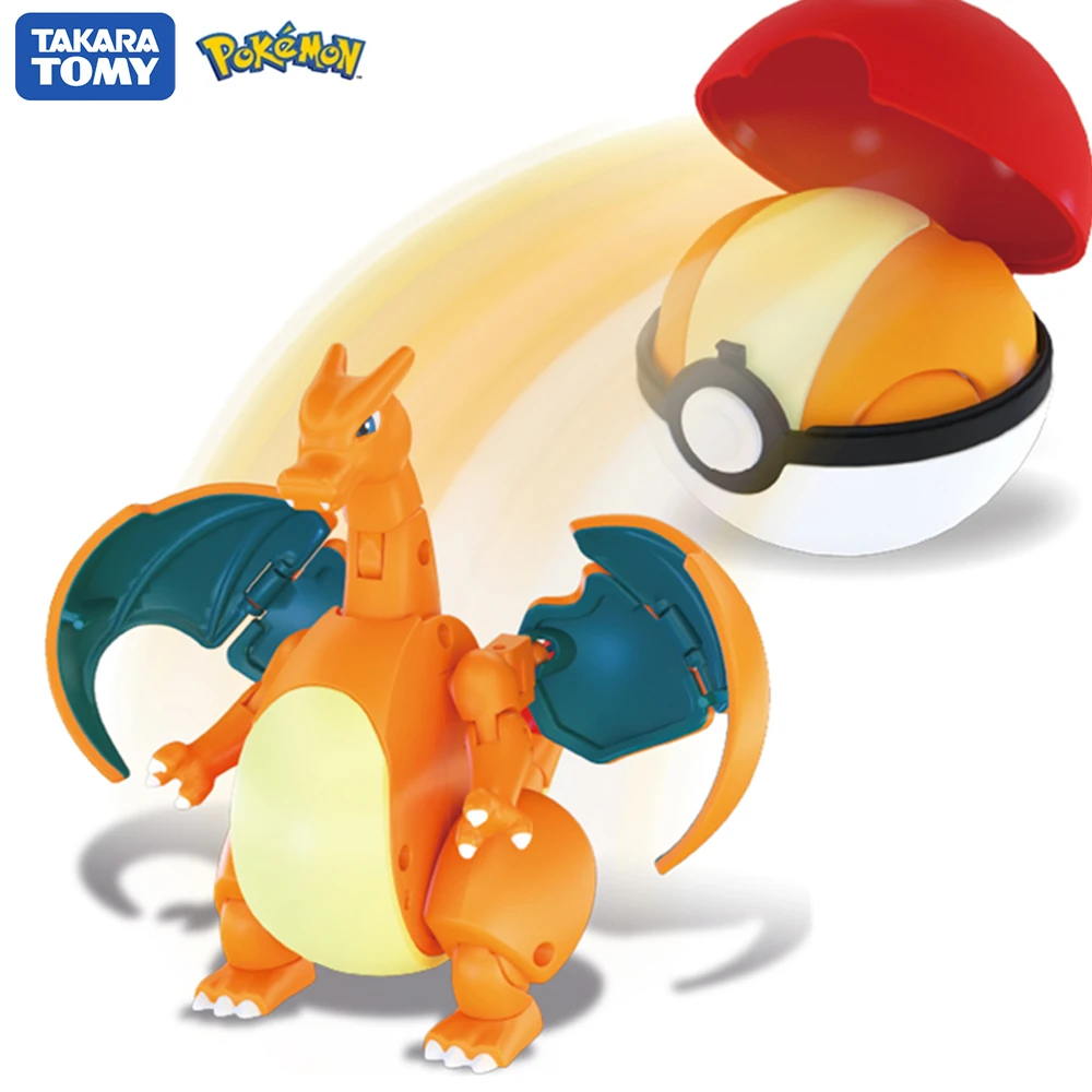 

Genuine POKEMON Ball Toy Greninja Charizard Figure Doll Pocket Monster Action Anime Figure Pikachu Psyduck Children Toys Gift