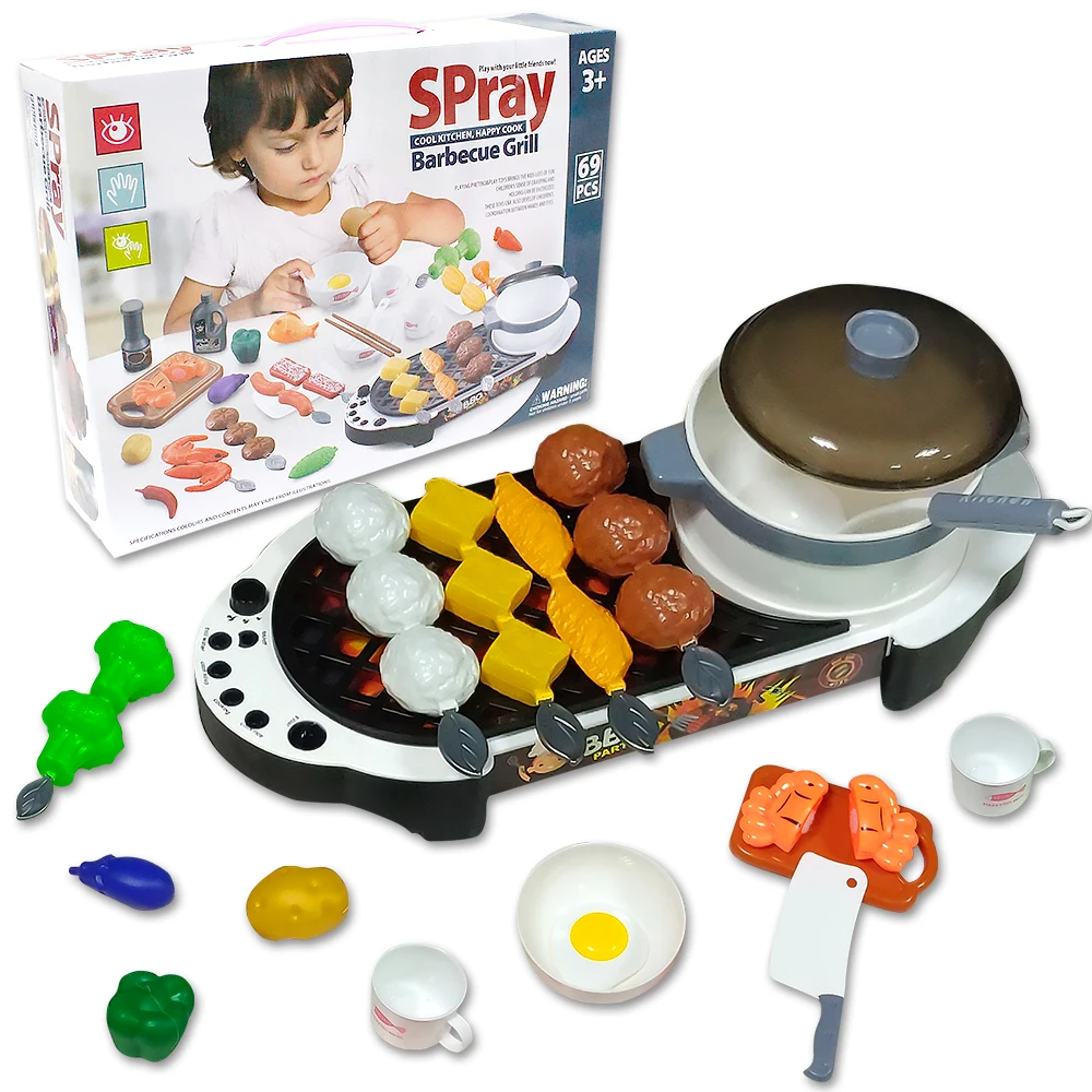 

Kitchen Toys Set For Kids Girl Cooking Baby Cutting Fruit Cooking Kitchen Utensils Children's Simulation Education Pretend Play