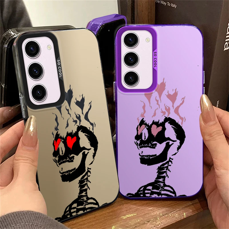 Художественный человеческий скелет для Samsung Galaxy A71A15 A52 A34 A54 A33 A21S 4G