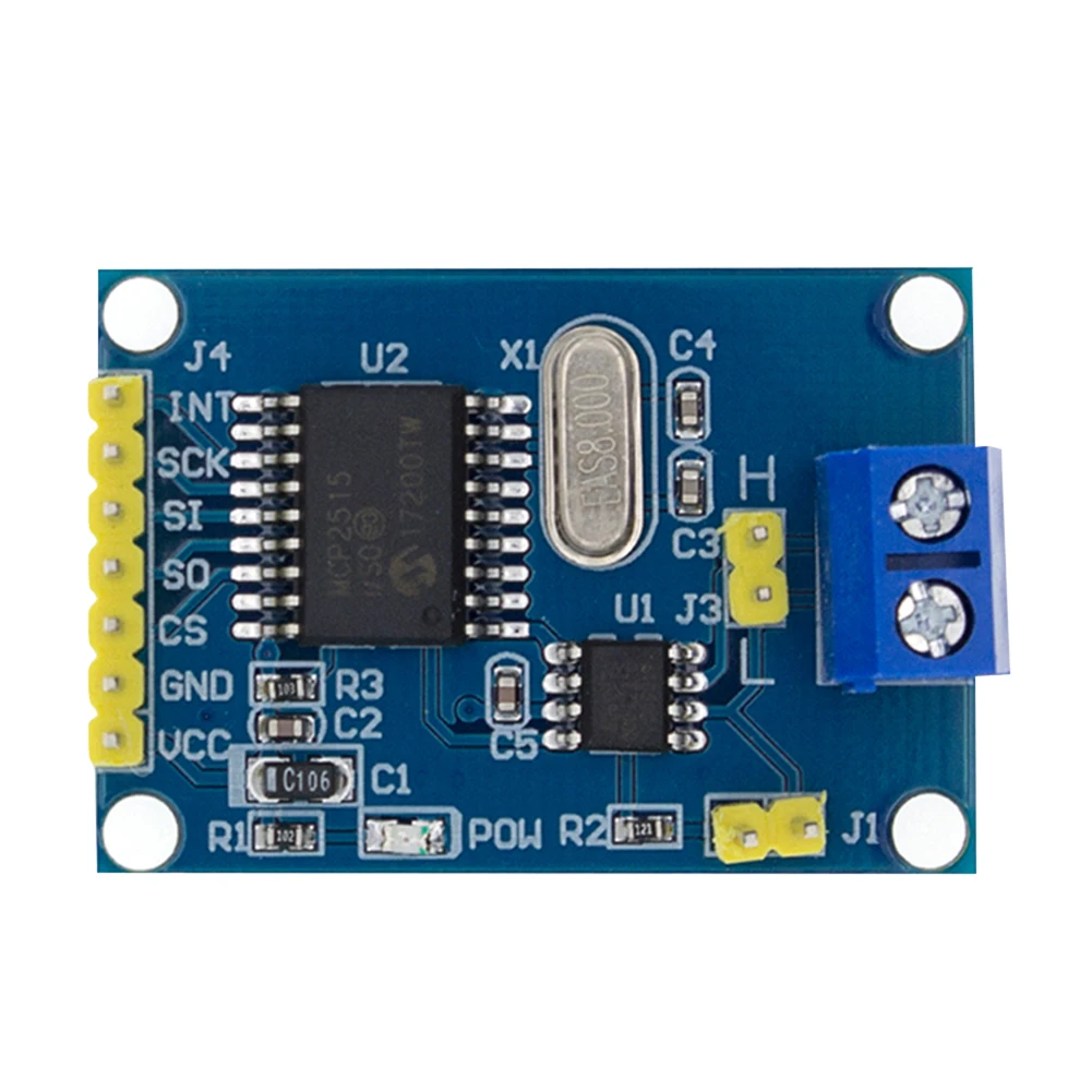MCP2515 плата модуля CAN-шины SPI TJA1050 приемник драйвера для 51 MCU Φ Arduino DIY