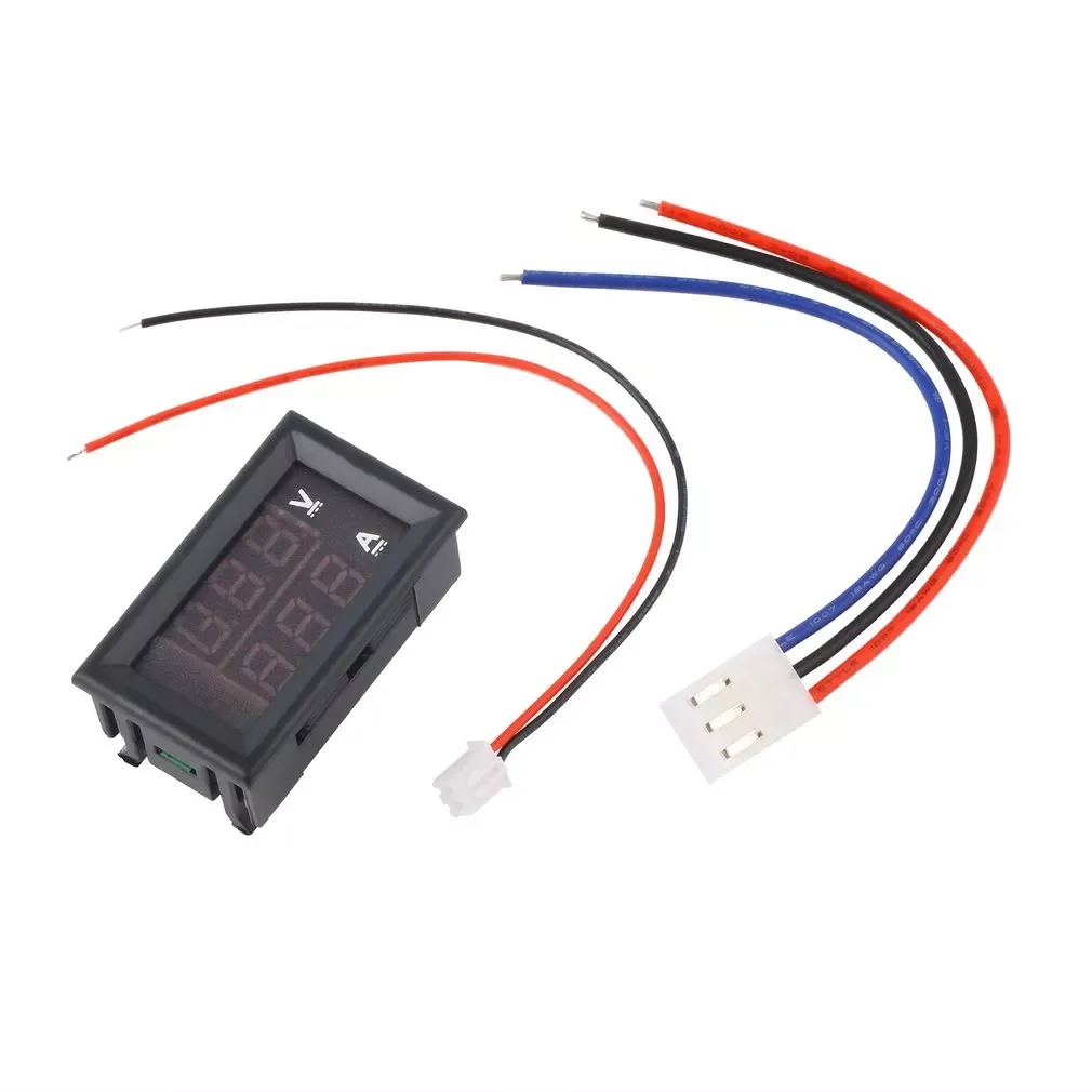 

DC 100 V 10A Voltmeter Ammeter Blue + Red LED Digital Voltmeter Gauge Amp Dual Voltage Current for Home Tool Use