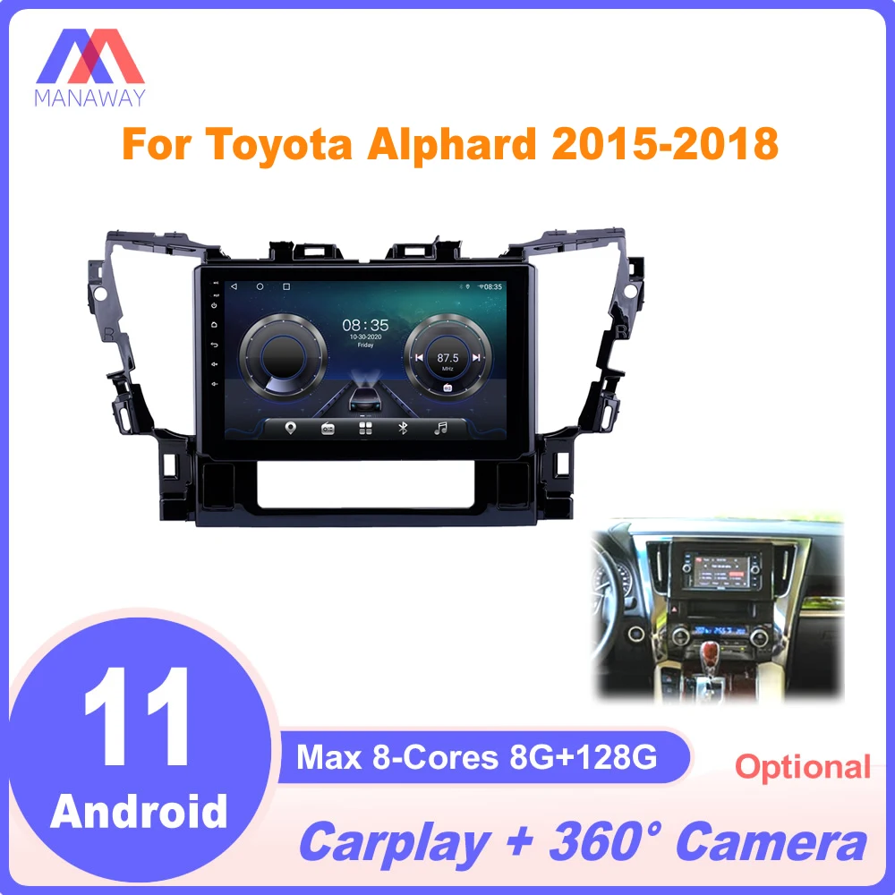 

Android For Toyota Alphard 2015-2018 DSP CarPlay Car Radio Stereo Multimedia Video MP5 Player Navigation GPS 2Din