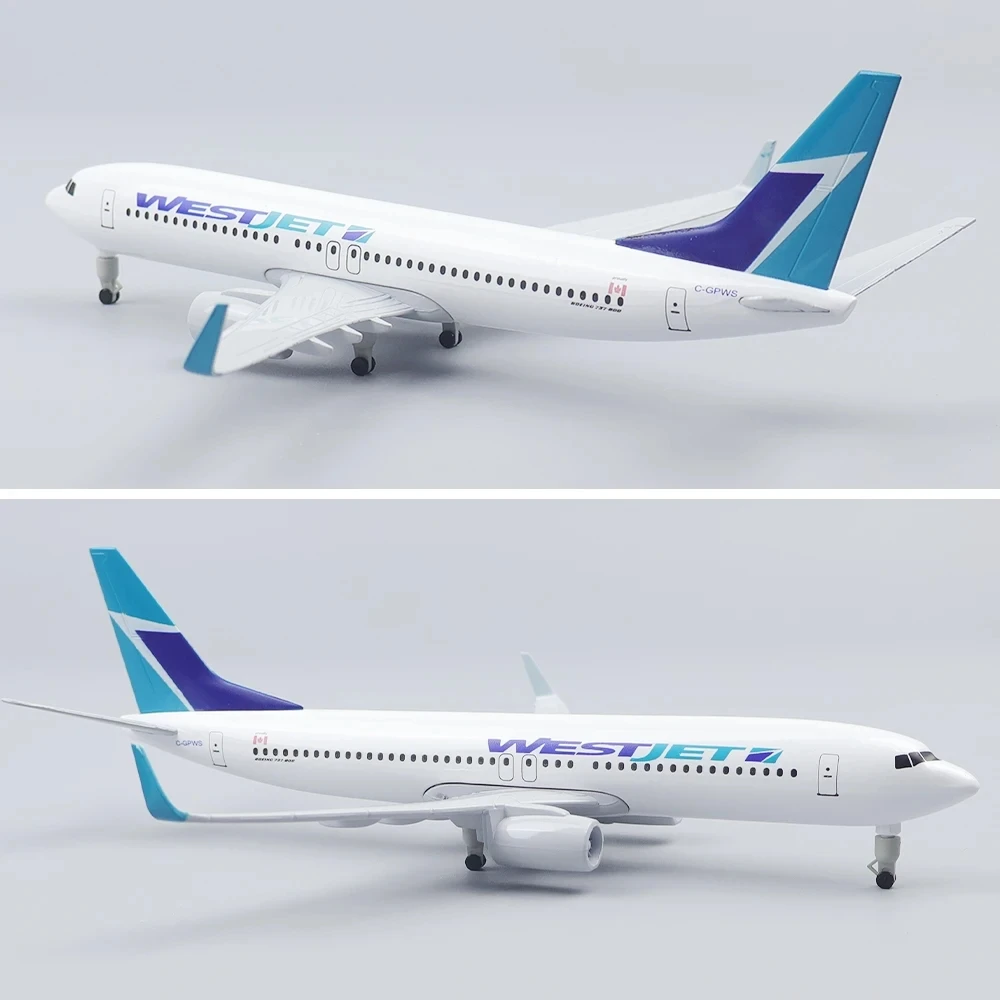 Копия металлического самолета 20 см в масштабе 1:400