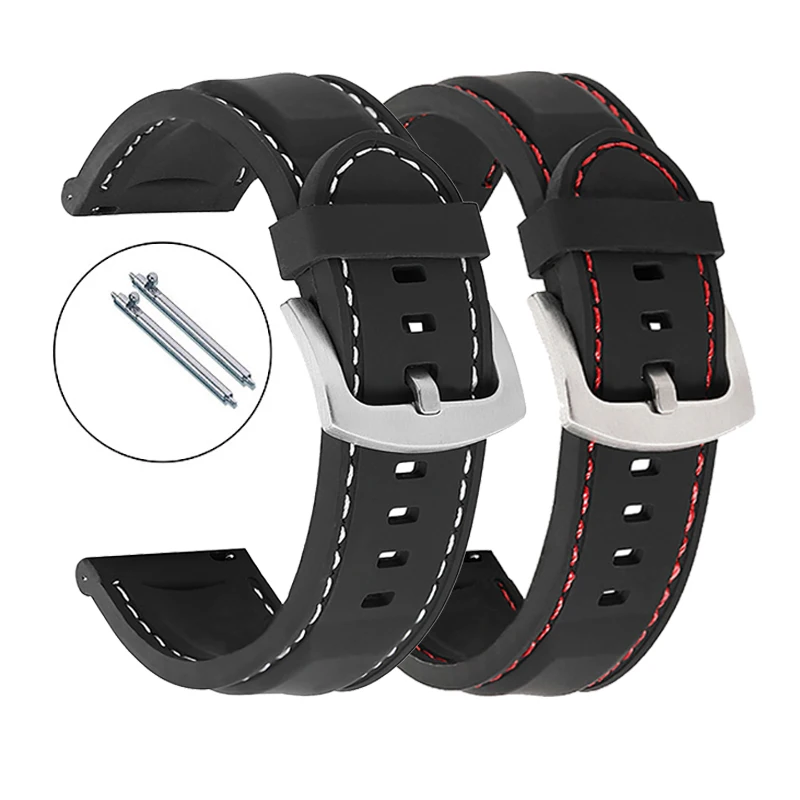 

Ремешок силиконовый GT2 46 мм для смарт-часов Huawei Watch GT /GT 2 3 46 мм 22 мм