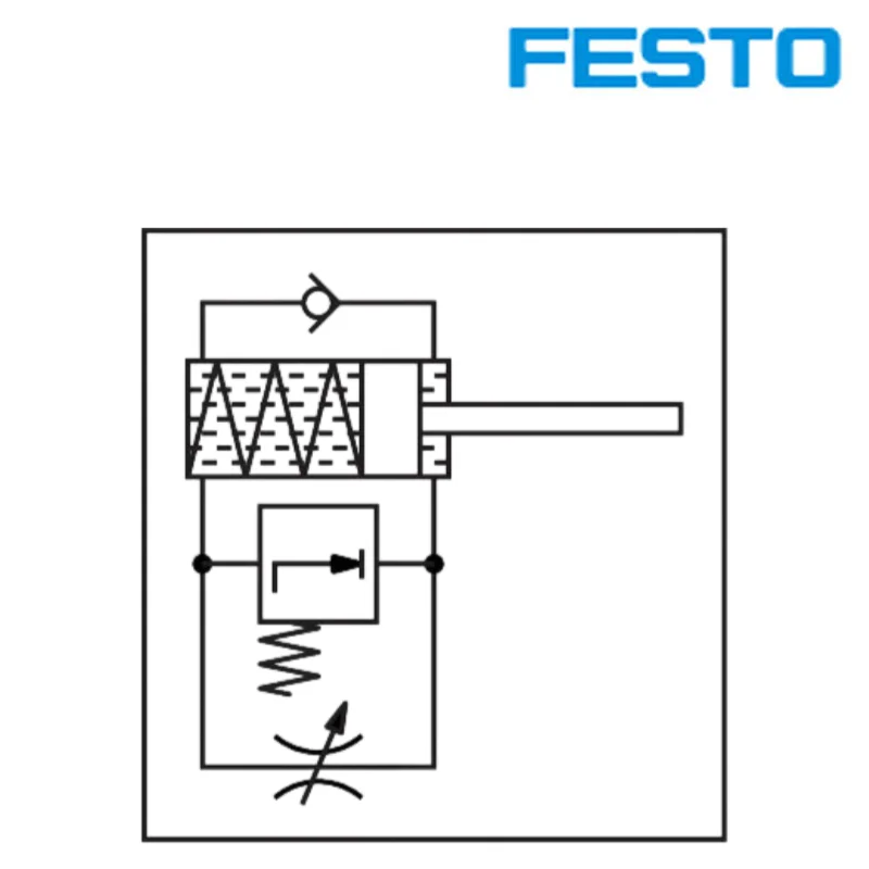 Фото Амортизатор FESTO 160273-YSR-25-40-C, саморегулирующийся гидравлический буфер, подходит для пневматической автоматизации и буферизации концевых элементов. №4