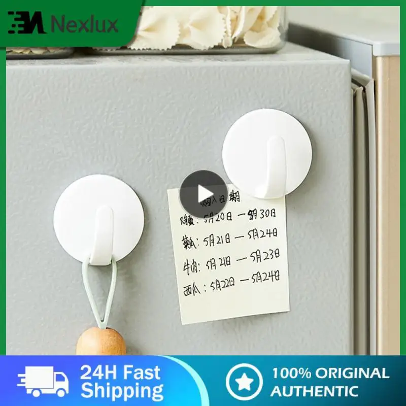 

5/8/10PCS Magnetic Hook Durable Strong Load-bearing Capacity Magnet Hook Wall-mounted Convenient Refrigerator Magnet