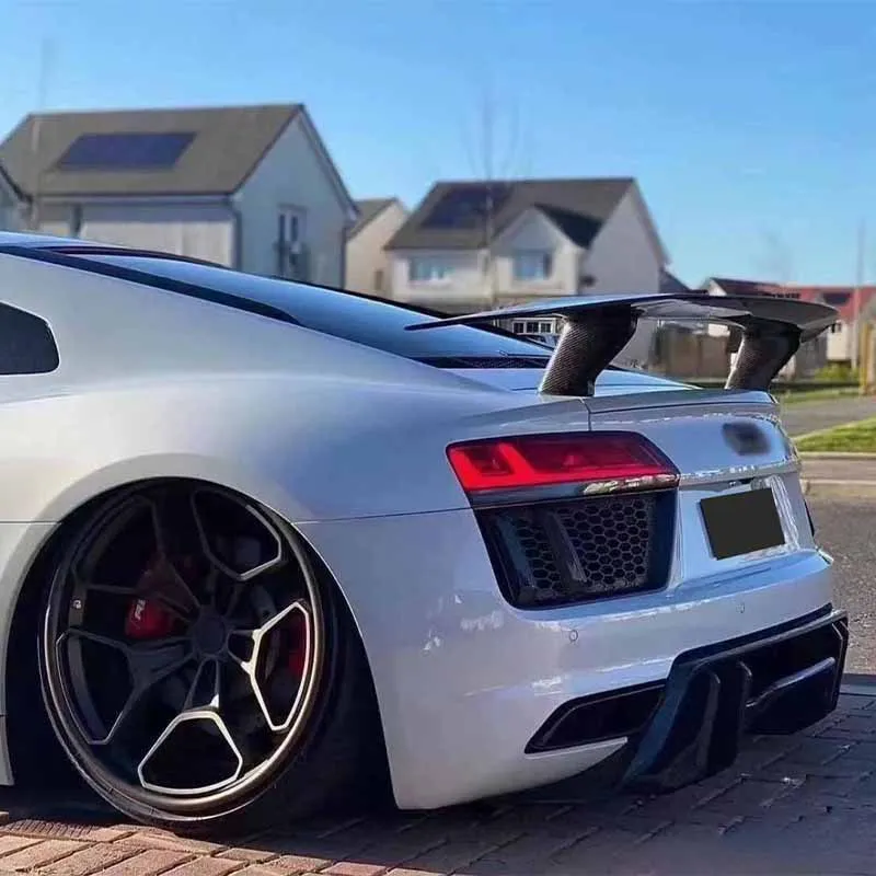 Для Audi R8 2017-2020 спойлер из углеродного волокна для заднего багажника автомобиля
