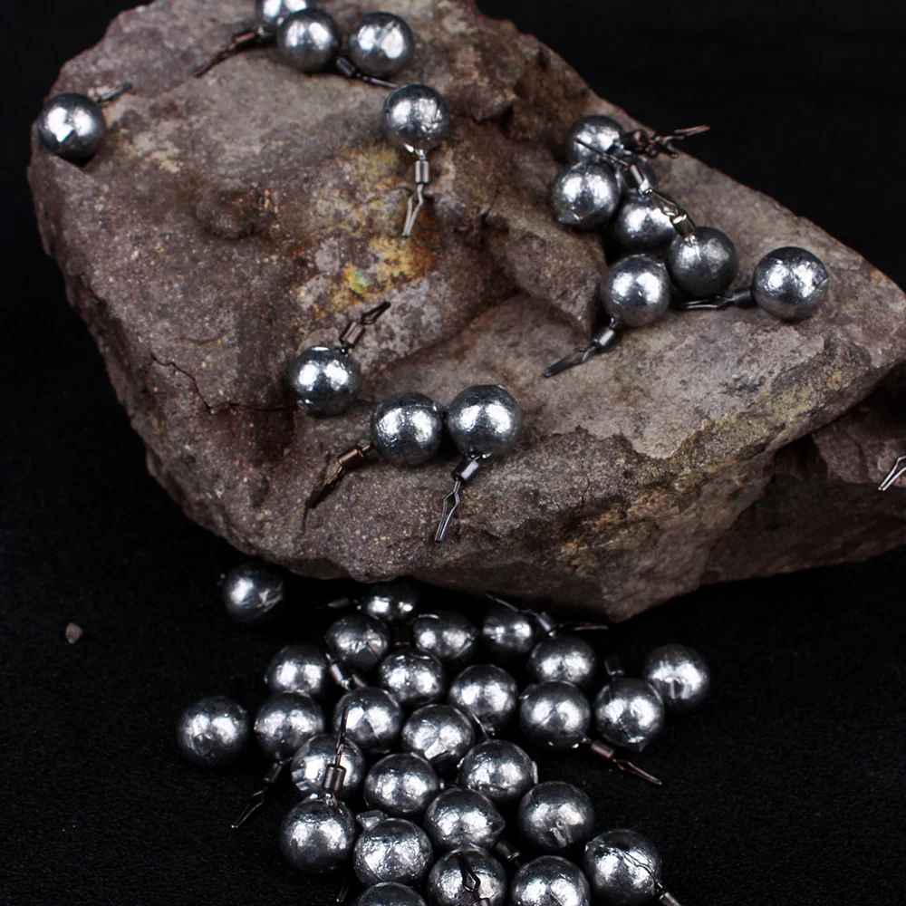 FTK 50 шт./лот Fishing Sinker3.5g 7 г 10 14 грузила для рыбалки на карпа рыболовные приманки