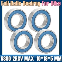 6800 vrs max bearings 10195mm 4 pcs bike pivot chrome steel blue sealed with grease 6800llu cart full balls bearing