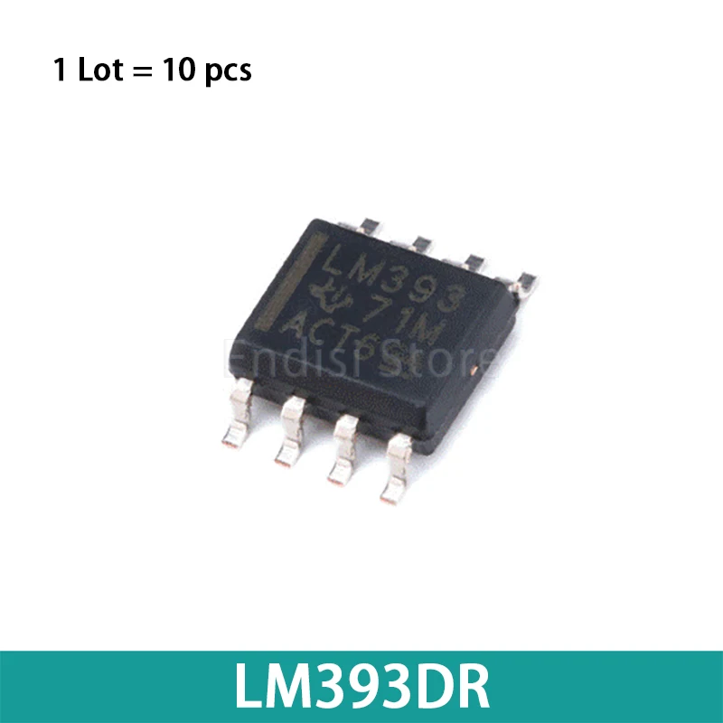10 шт. LM393DR SOP8 LM393 SOP-8 SOP LM393DT LM393DR2G SMD двойные компараторы