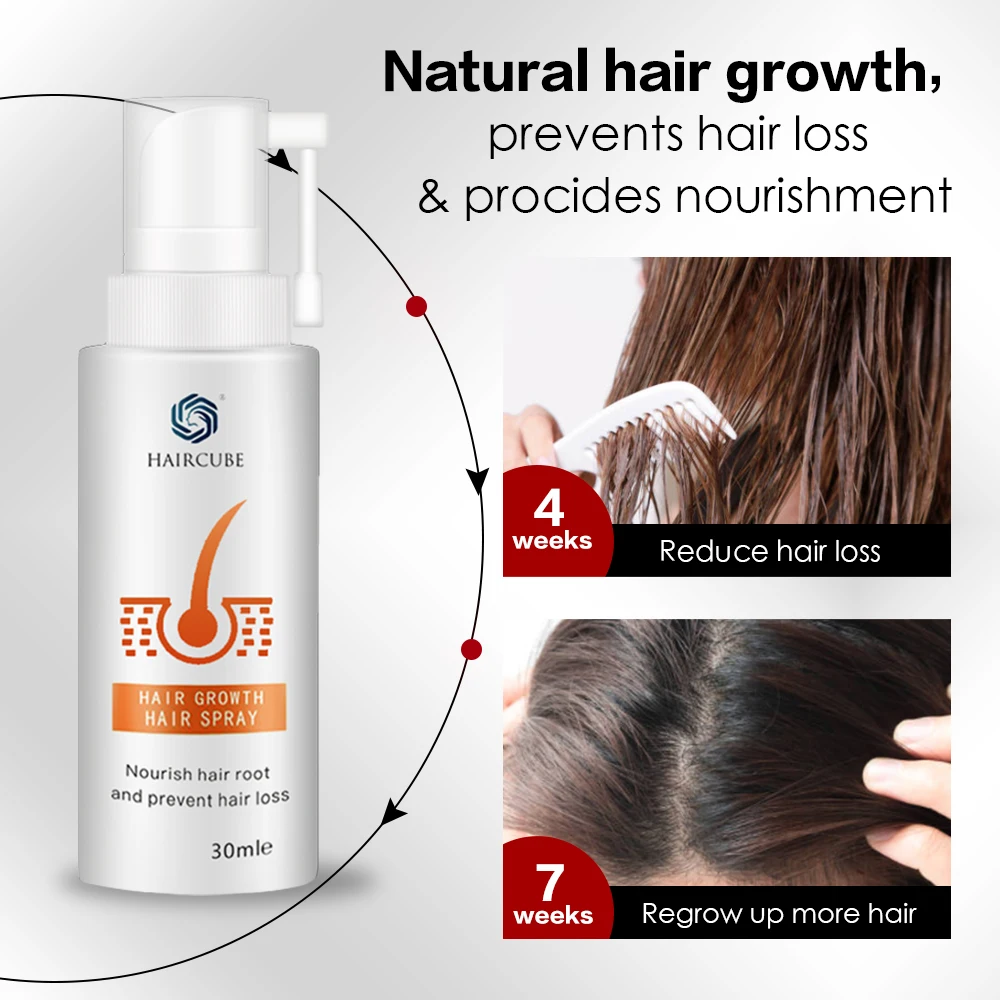 Growth Essence Spray Scalp Repair Damaged Hair Roots Prevention Alopecia Damaged Liquid Hair Repair Anti Hair Loss
