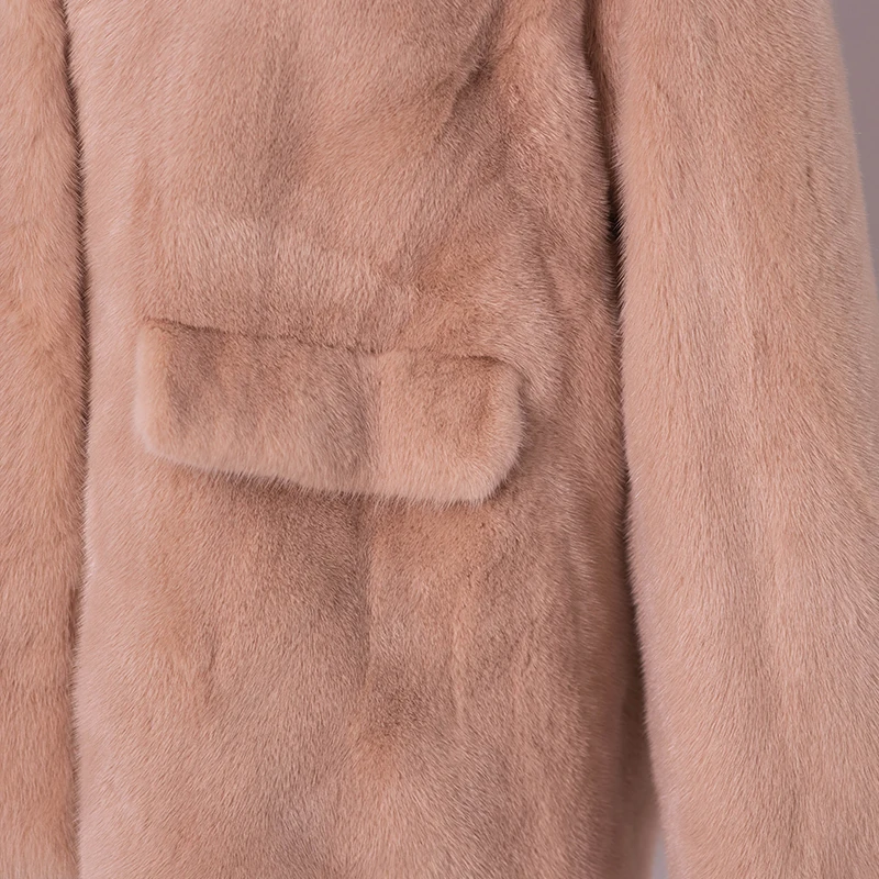 New 100% real mink fur coat jacket fashion celebrity style winter coat popular winter clothes women real mink fur woman coat Top