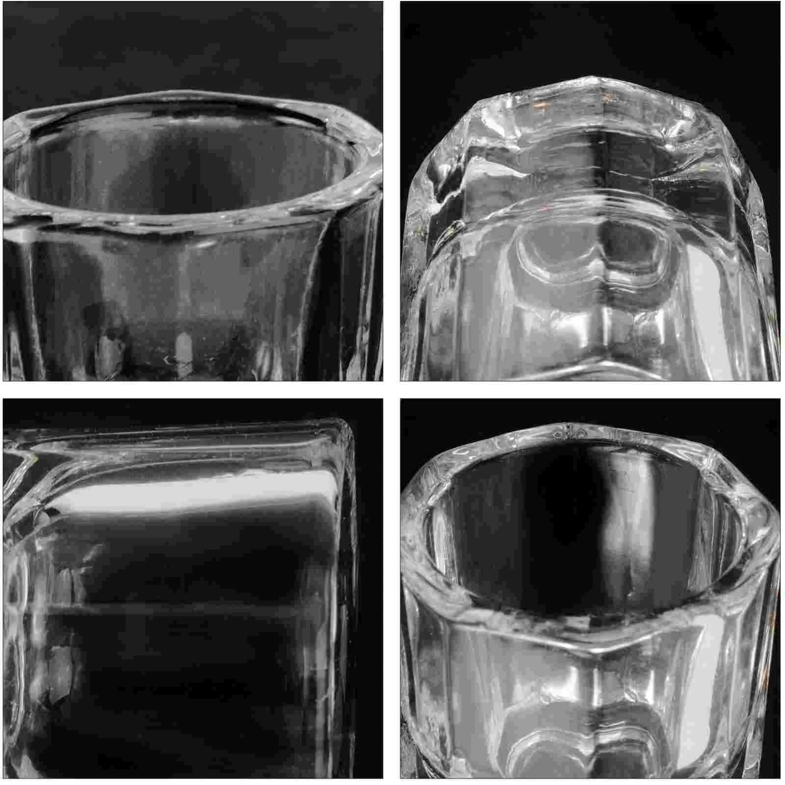 2 шт. маленькие контейнеры маникюрные инструменты хрустальные чашки для ногтей