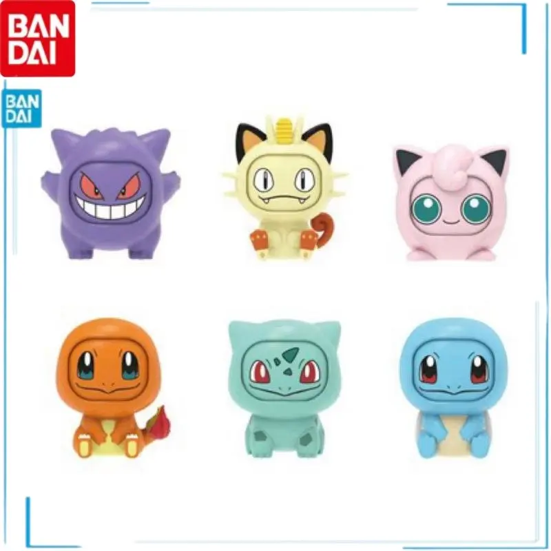 

Anime Figures Pokemon Eevee Mew Scorbunny Grookey Sobble Japanese Anime Different Style Models Face Changing Action Figure
