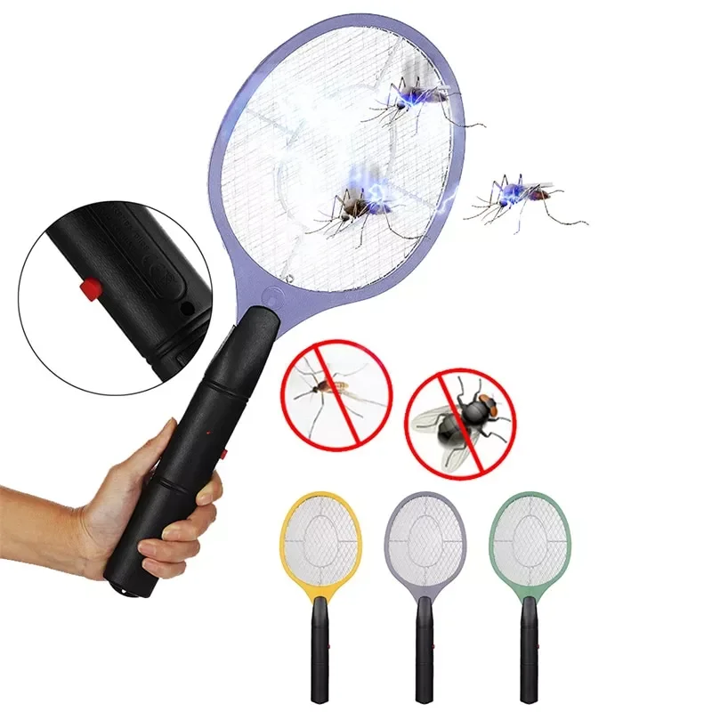 

Противомоскитная ракетка Killer fly swatter, фритюрница для мух, аккумуляторная батарея, ракетка для насекомых убивает домашних жуков