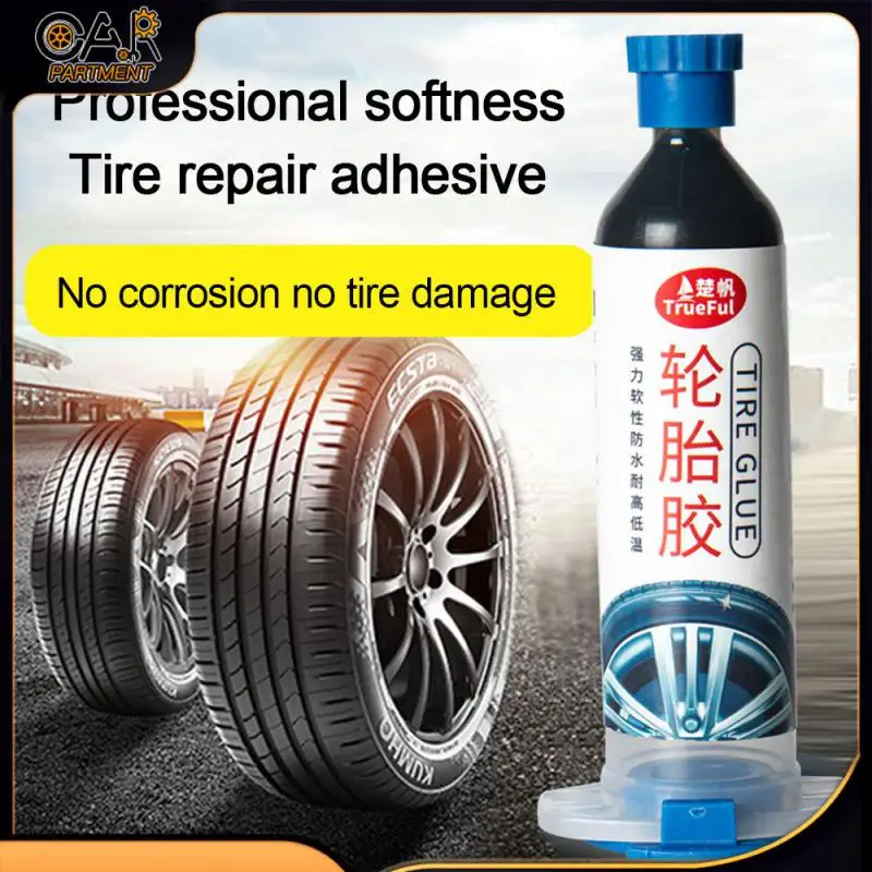 

Car Special Glue 30ml Durable Repairing Adhesive Universal Silicone Adhesive For Tires Repair Tire Cracks Strong Black Glue