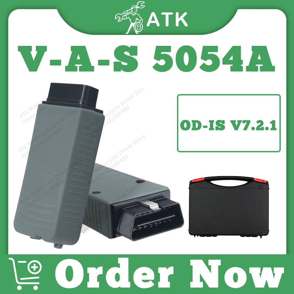 V-A-S 5054A Идеальная версия с программным обеспечением Bluetooth OD-IS V7.2.1 для