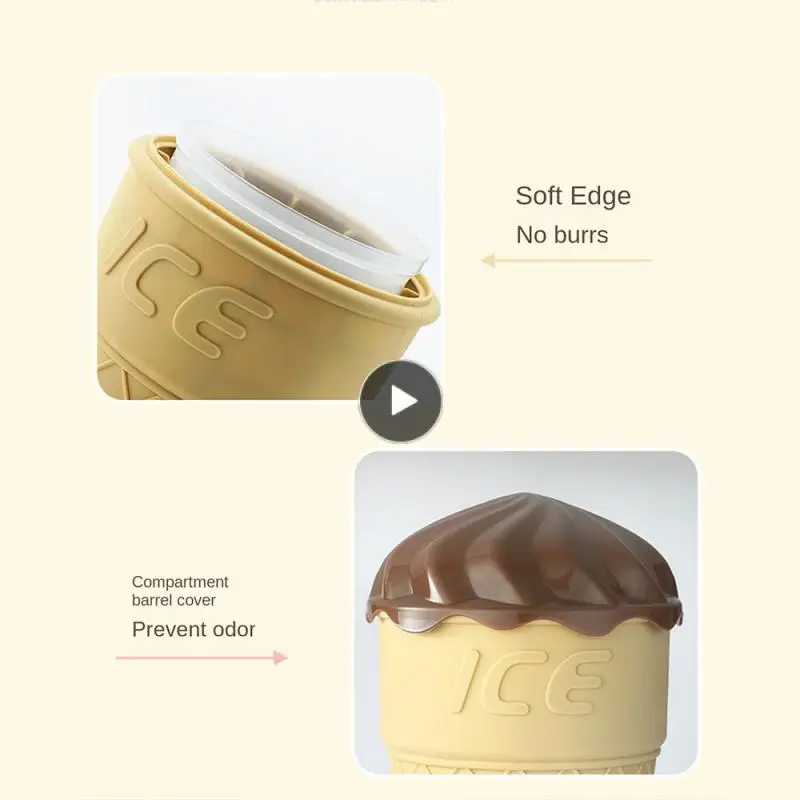 

Ice Box Durable Pink Wine Barrel Large Capacity Ice Storage Silicone Mold Ice Bucket Creative Ice Maker Soft Silicone Green