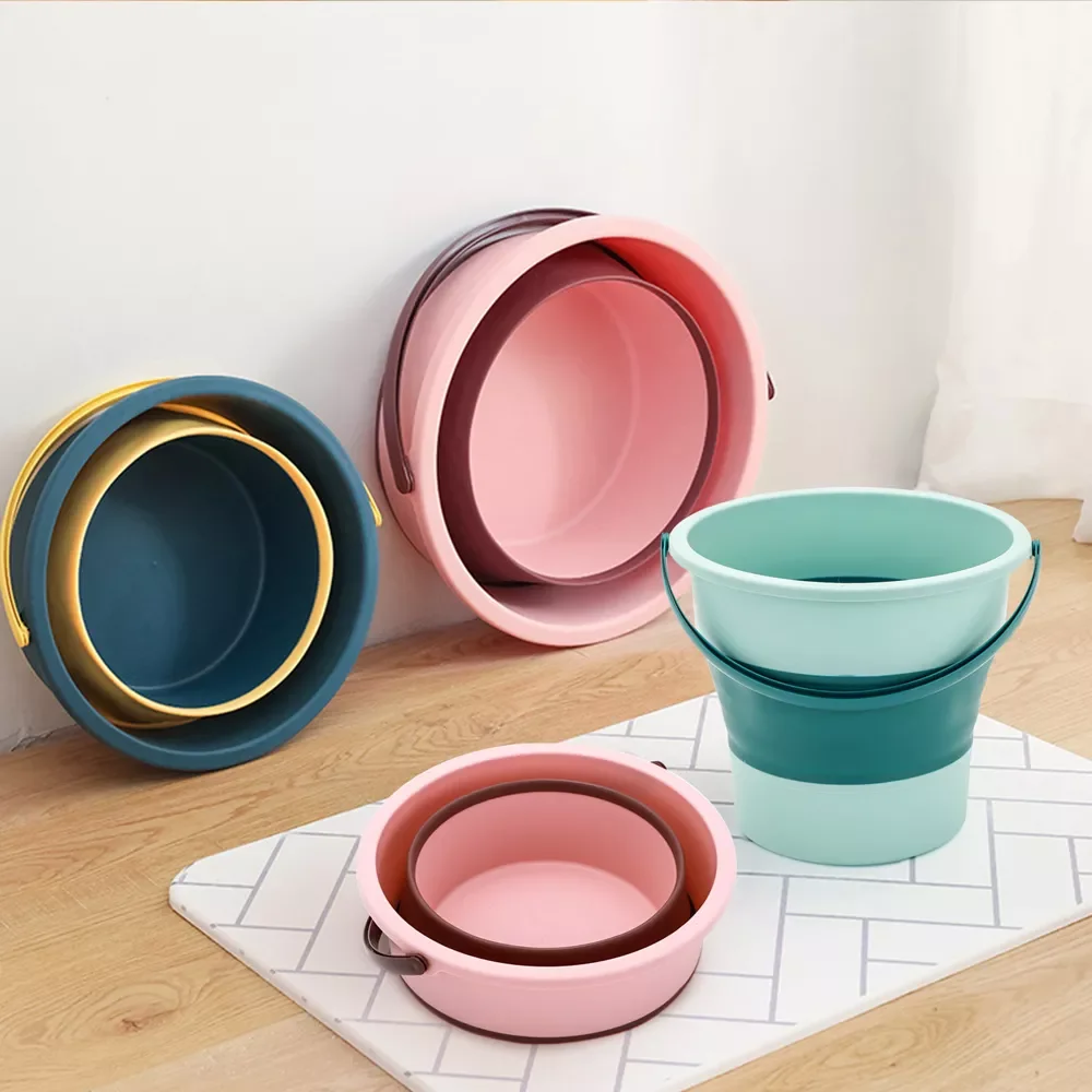 

Складное ведро, портативное складное ведро из ПП ТПЭ, ведро для мытья автомобиля, детское уличное ведро для рыбалки, путешествий, домашнего ...