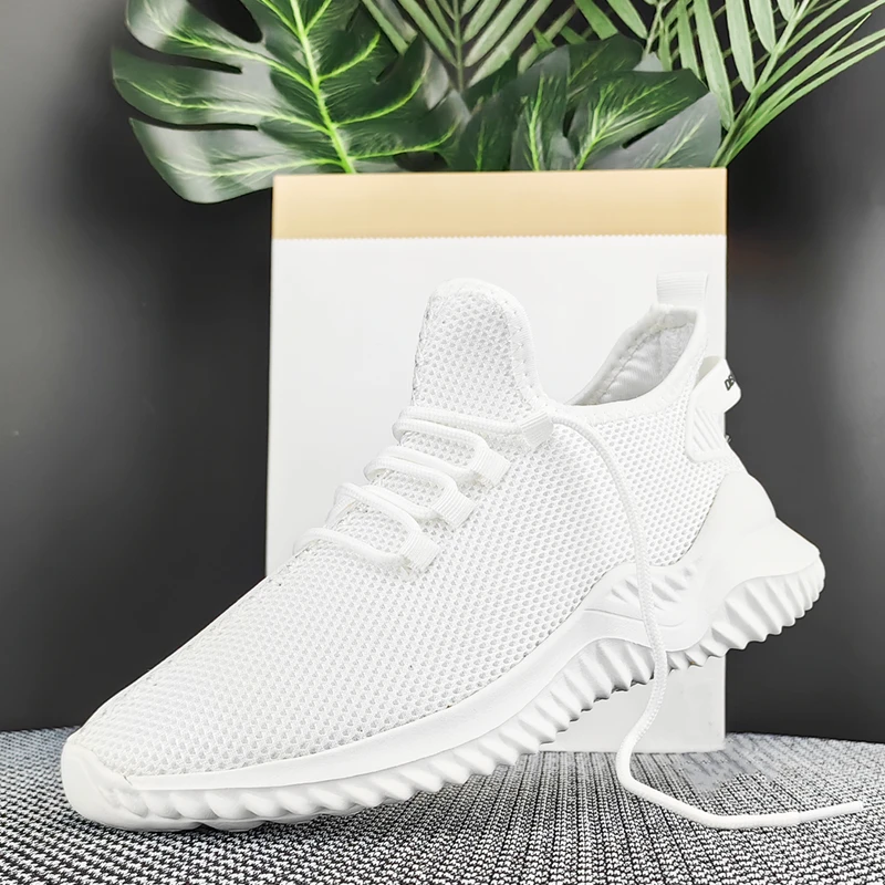 Hot Sale Men Fashion Jogging Sneakers Unisex Higher Bottom Mesh Breathable Male Running Shoes Men Casual Walking Shoes Promotiom