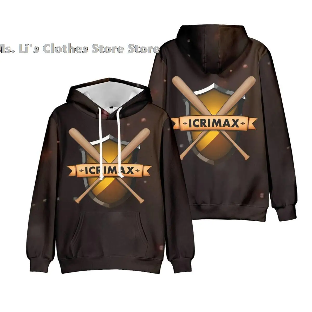 

New in Icrimax Merch Hoodie Sweatshirts Men women Pullover Streetwear Teenage Hoodies Kids Clothes Outwear