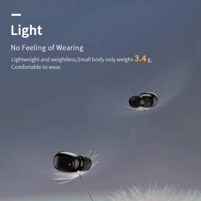 TWS-наушники RUSAM RS32 с поддержкой Bluetooth и сенсорным управлением |