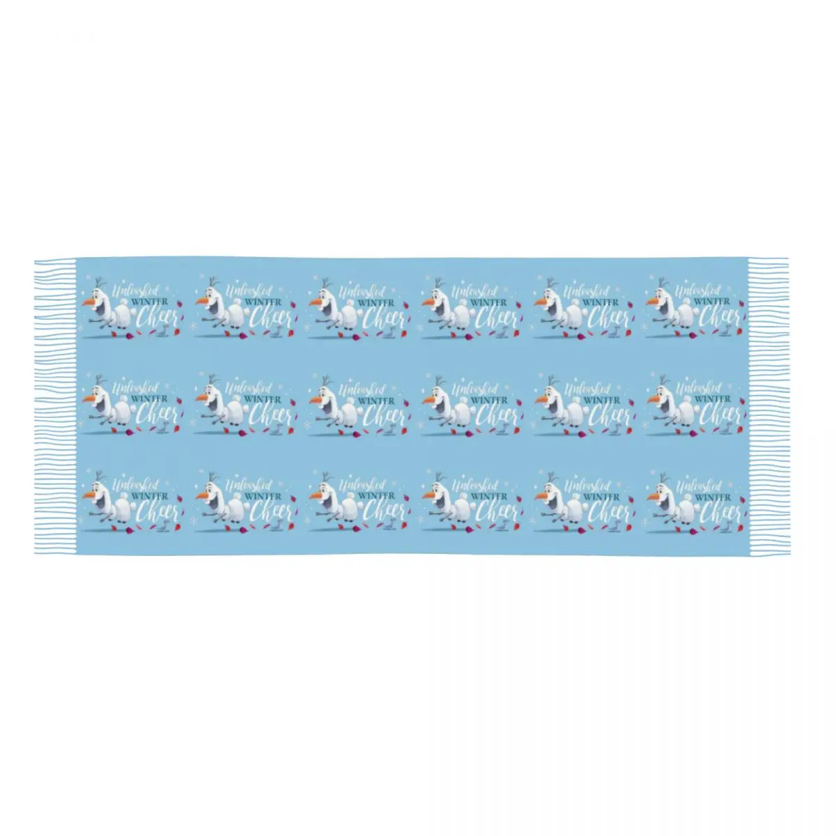 Индивидуальные мягкие шали с надписью Холодное сердце Olaf женские зимние осенние