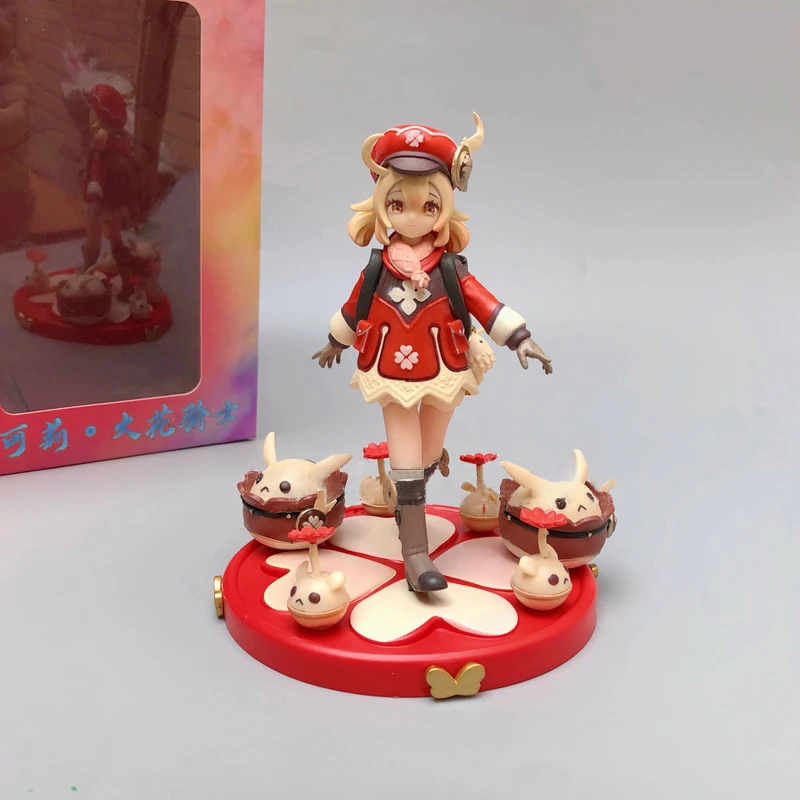 

New Genshin 2 Generation Standing Posture Kelly Figure Spark Knight Battlefield Heroic Game Model Decoration Doll Toy Gifts