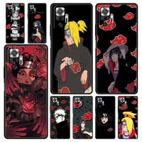 itachi naruto akatsuki anime phone case for xiaomi redmi note 11 10 pro 9s 11s 9 8 7 8t 9c 9a 8a 10s k40 k50 gaming 9t 5g cover