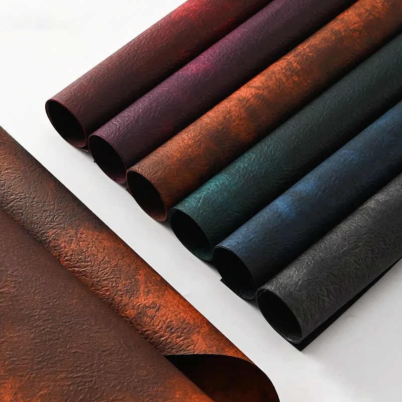 

Flower Wrapping Paper Bouquet Packaging Material Special Imitation Leather Gradient Textured Paper Gift Wrapping Paper 50*60CM
