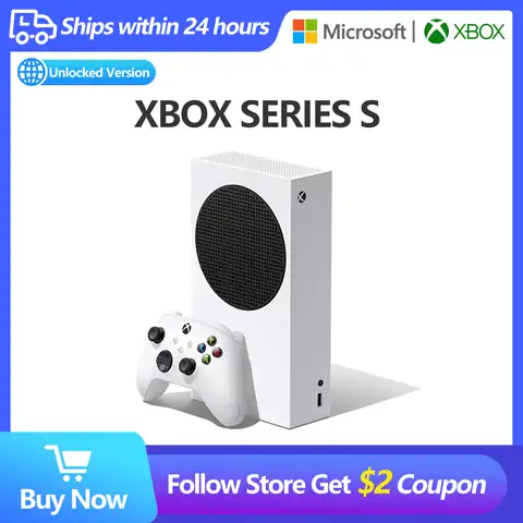 Игровая консоль XBOX Series S Microsoft, HDR, 1440p, 512 кадров в секунду