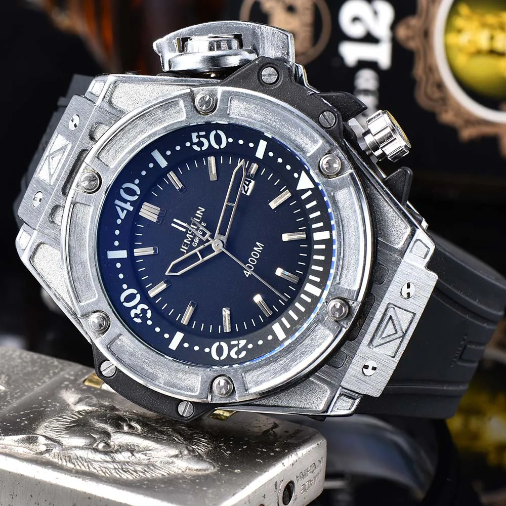 

High Classic Style Original Brand Mens Watches New Fashion Waterproof Dive 4000 Automatic Date Watch Hight Quality Quartz Clocks