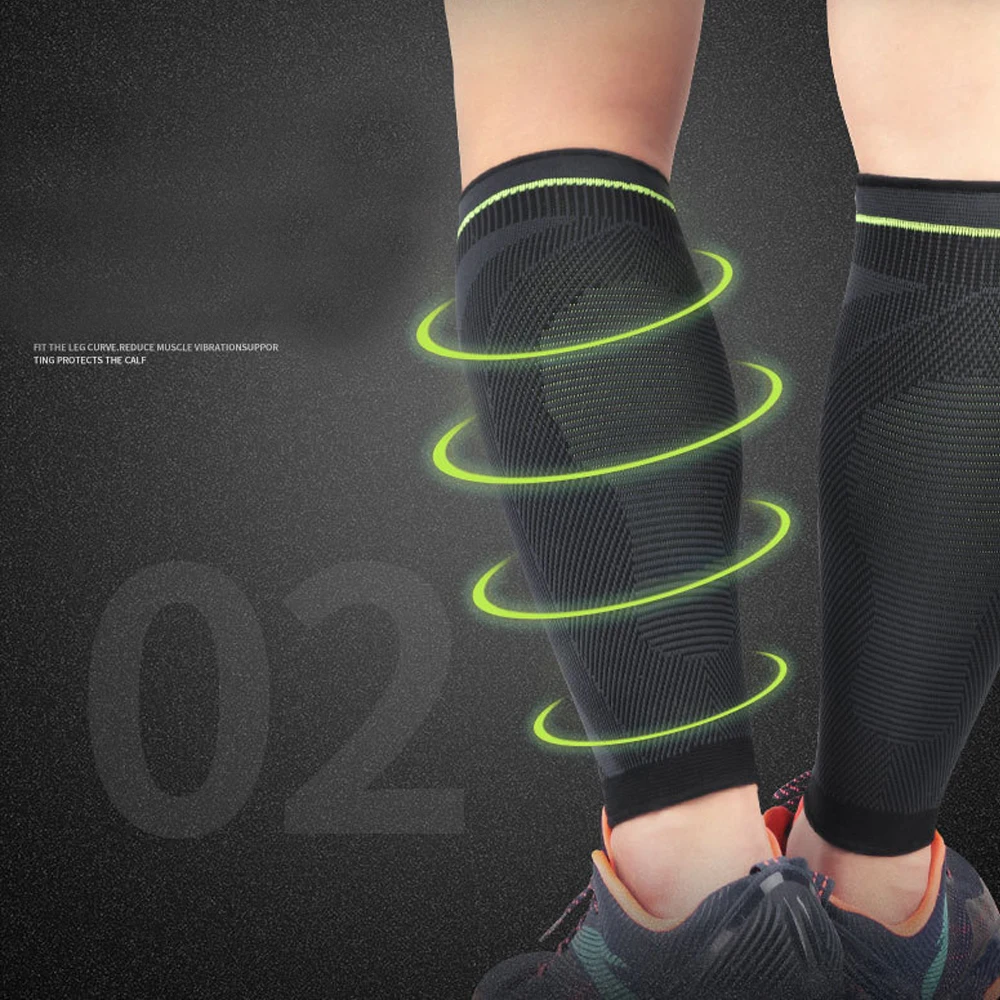 Tcare 1Pair Calf Compression Sleeve Leg Sleeves for Running Footless Helps Shin Splints Guards | Красота и здоровье