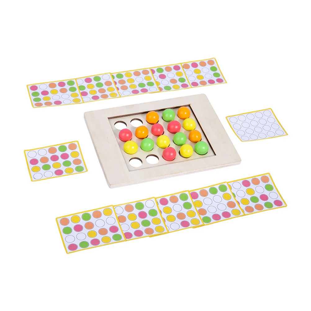 

1Set Wooden Puzzle Plaything Birthday Gift Puzzle Interesting for Kids Parent-child Home
