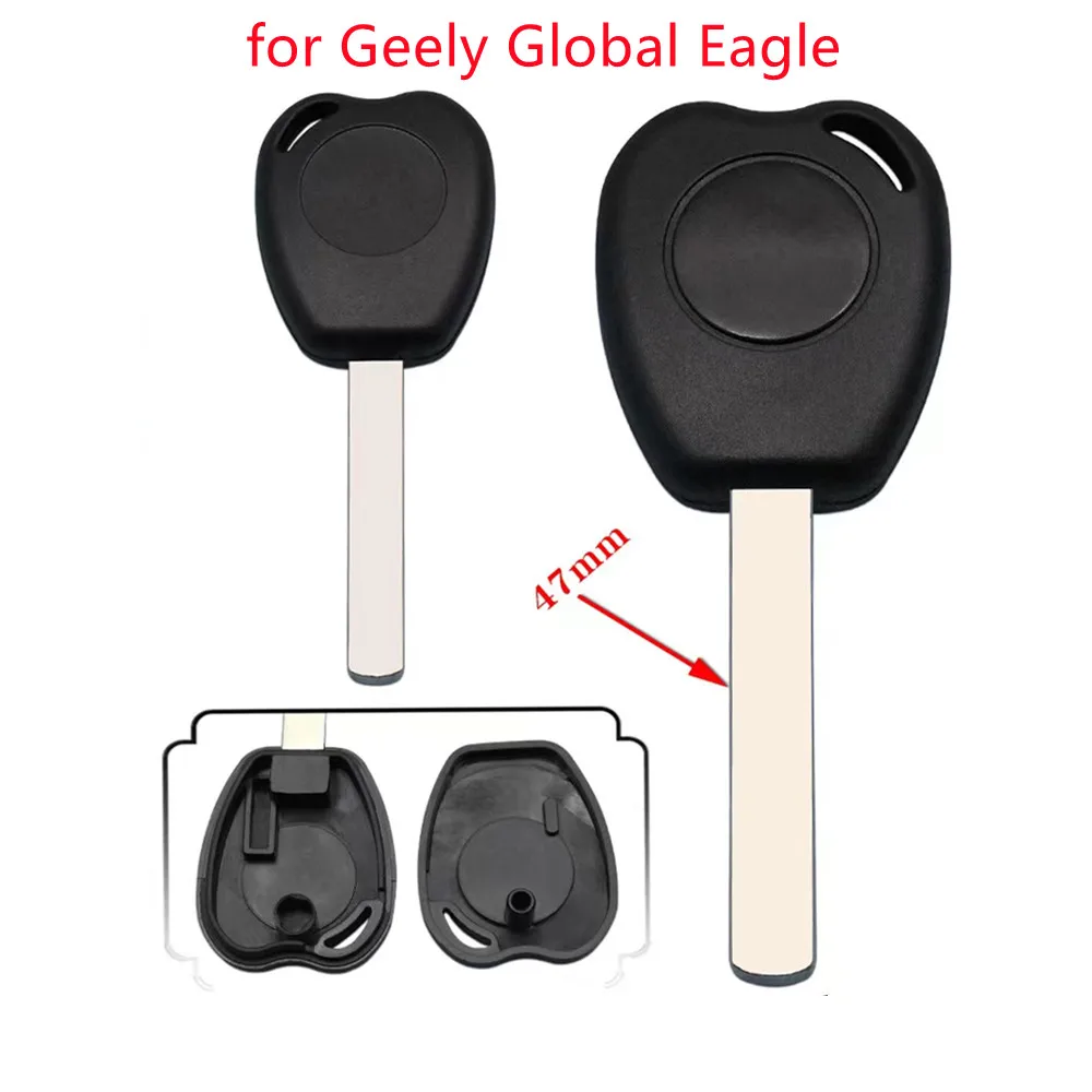 

10 шт./лот, корпус ключа-транспондера для Geely Global Eagle Panda, замена чипа