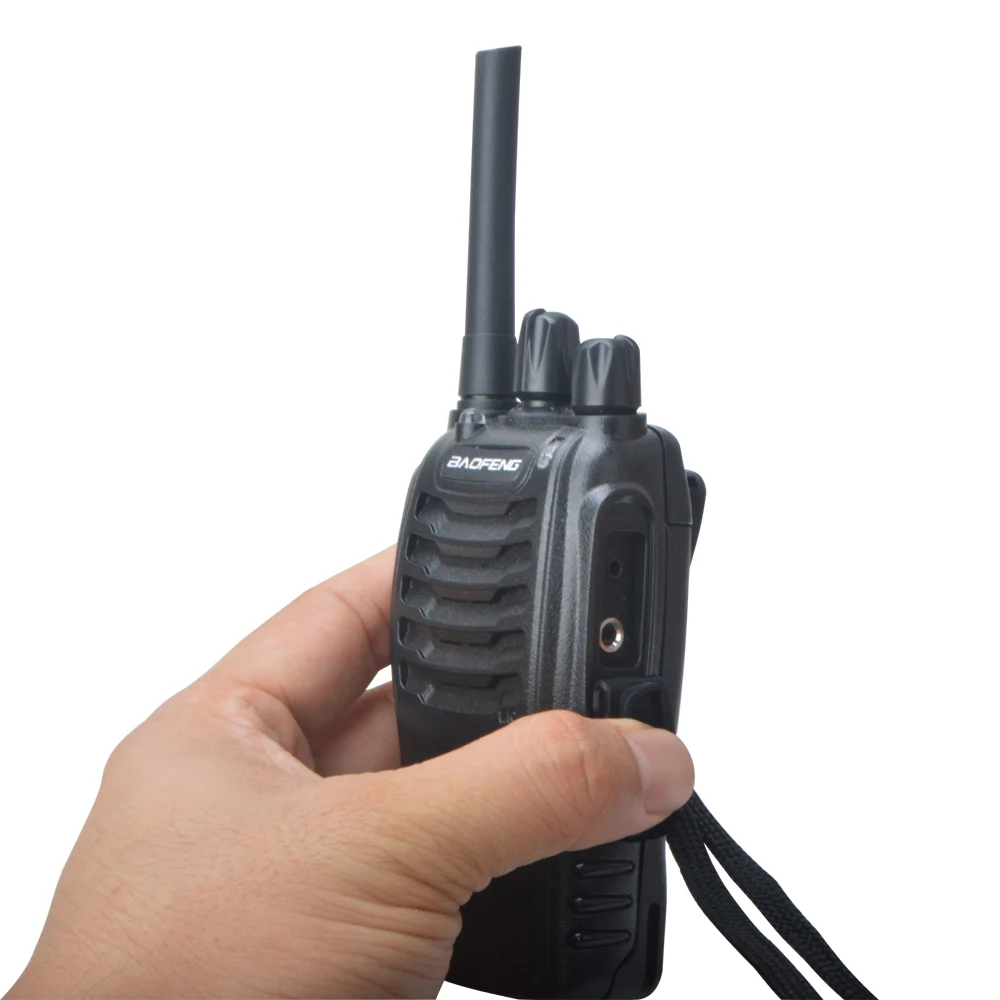 2Pack Walkie Talkie Baofeng BF-88E PMR 16Channels 446.00625-446.19375MHz License Free Radio with USB Charger and Earpiece