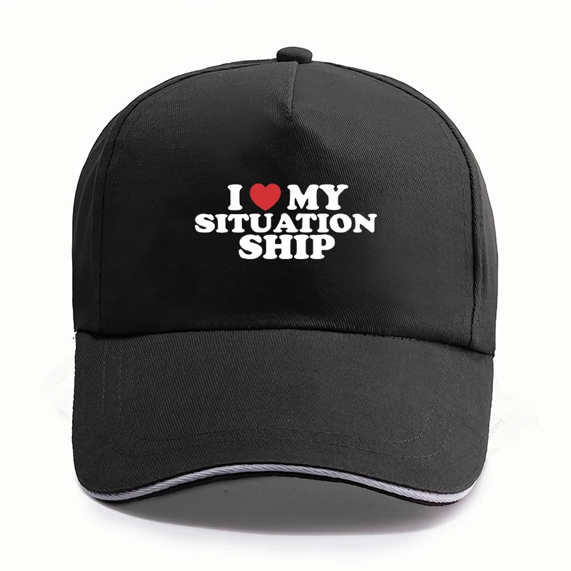 

I Love My Situationship Cap Hats Funny Adult Humor Men Women Baseball Caps