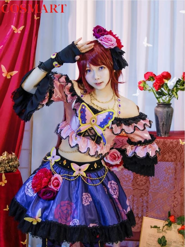 Козарт айксу! Серия Shibuki Ran розы комплект косплей костюм игры искусственная