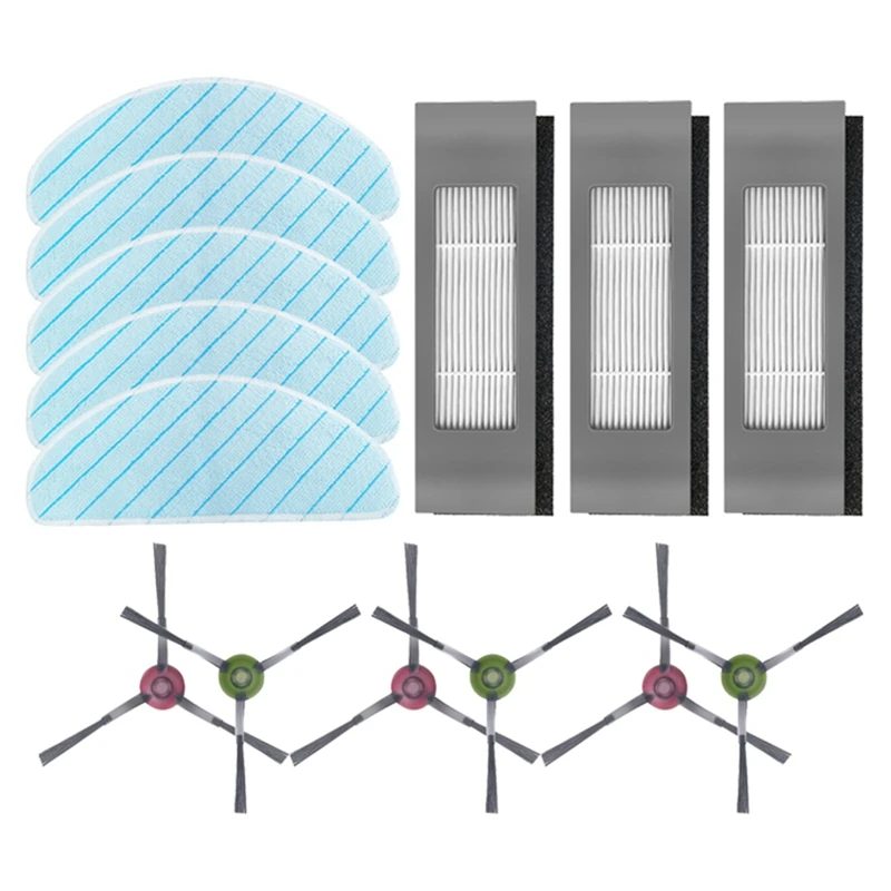 

For Ecovacs Deebot Ozm T9 Accessories Sweeping Robot Accessories Mop Cloth Side Brush HEPA Filter For Replacement Parts