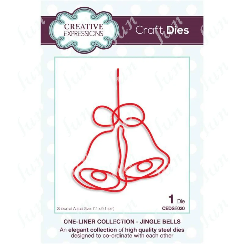 

New Arrival in 2022 Jingle Bells Craft Metal Cutting Dies Scrapbook Crafts Decoration Handmade DIY Christmas Greeting Paper Card