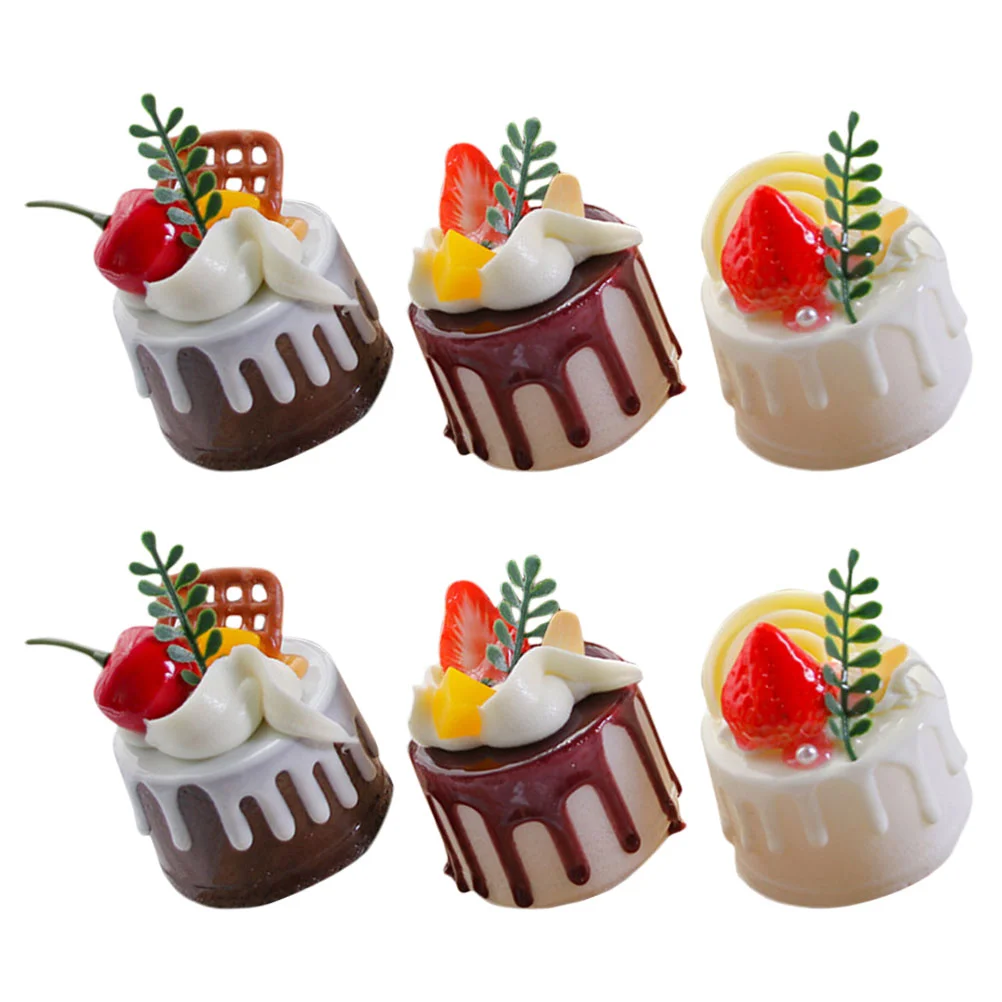 

6Pcs Artificial Bread Fake Food Fake Bread Artificial Food Fake Cake