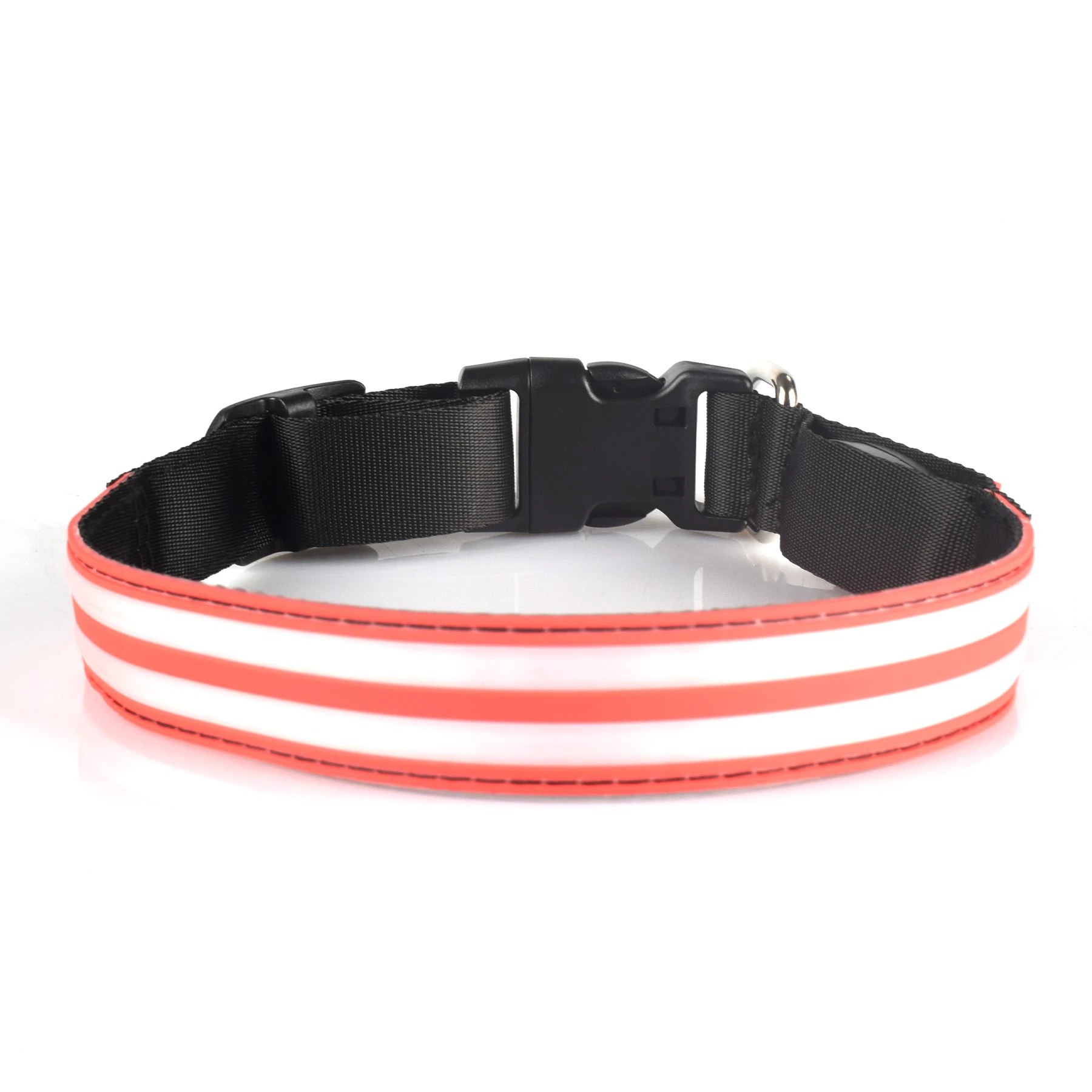 

Adjustable LED Lights Dog Pets Collars Nylon USB Rechargeable Glow In Night Pet Safe Luminous Flashing Necklace Pet Supplies