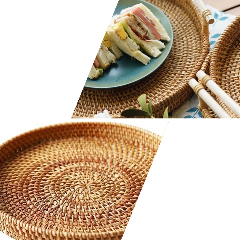 Корзина для хранения из ротанга плетеные корзины органайзеры корзина хлеба