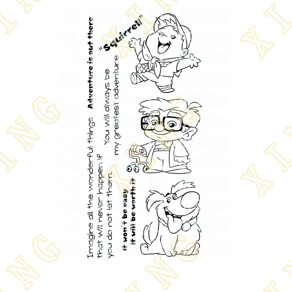 Прозрачные штампы металлические и прозрачные для рукоделия скрапбукинга бумаги