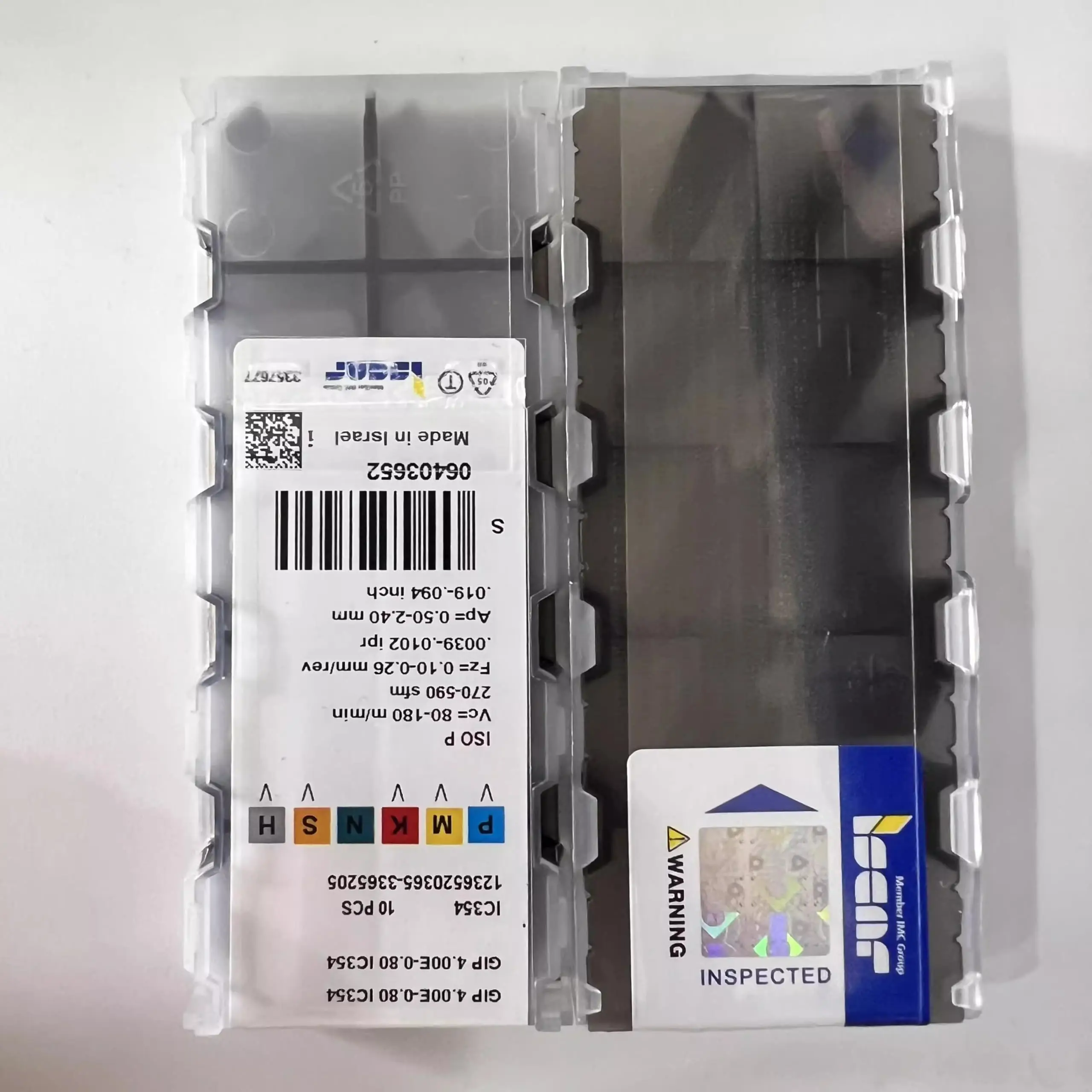 Оригинальное лезвие GIP4.00E-0.80 IC354/GIP4.00E-0.80 IC908/твердосплавное с ЧПУ 10 шт.