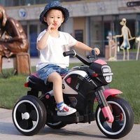 children drive rechargeable electric motorcycle tricycle can remote control car 1 6 years old toy stroller for kids ride on